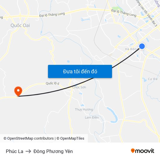 Phúc La to Đông Phương Yên map