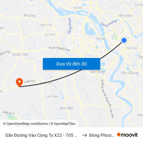 Gần Đường Vào Công Ty X22 - 705 Nguyễn Văn Linh to Đông Phương Yên map