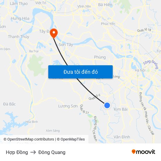 Hợp Đồng to Đông Quang map