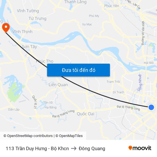 113 Trần Duy Hưng - Bộ Khcn to Đông Quang map