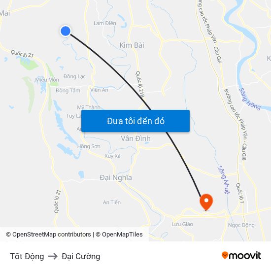 Tốt Động to Đại Cường map
