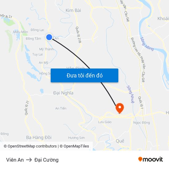 Viên An to Đại Cường map