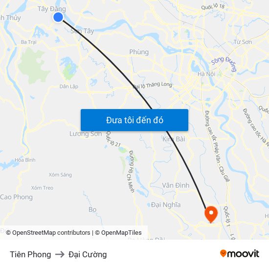 Tiên Phong to Đại Cường map