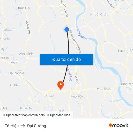 Tô Hiệu to Đại Cường map