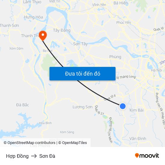 Hợp Đồng to Sơn Đà map