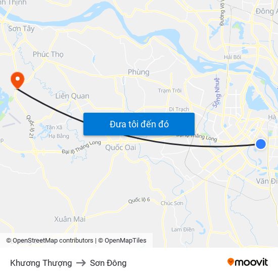 Khương Thượng to Sơn Đông map