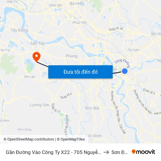 Gần Đường Vào Công Ty X22 - 705 Nguyễn Văn Linh to Sơn Đông map