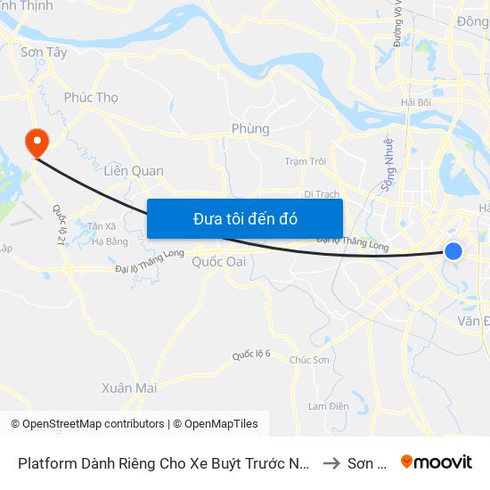 Platform Dành Riêng Cho Xe Buýt Trước Nhà 604 Trường Chinh to Sơn Đông map