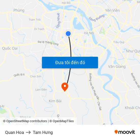 Quan Hoa to Tam Hưng map