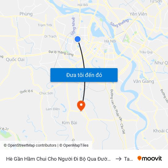 2b Phạm Văn Đồng to Tam Hưng map