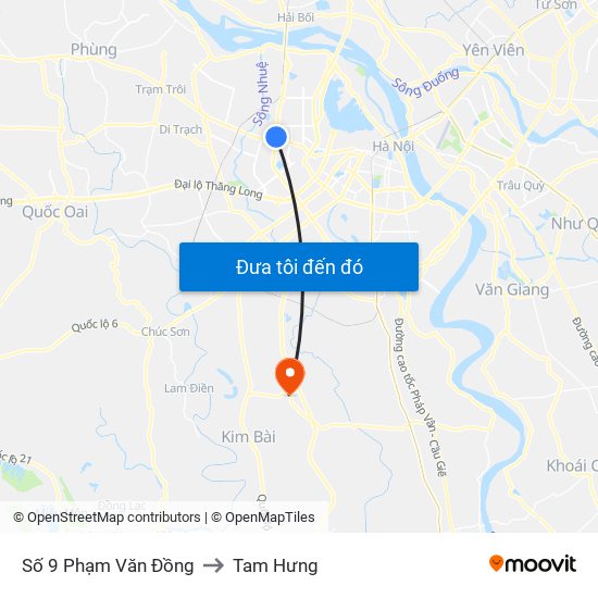 Trường Phổ Thông Hermam Gmeiner - Phạm Văn Đồng to Tam Hưng map