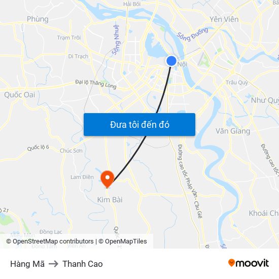 Hàng Mã to Thanh Cao map