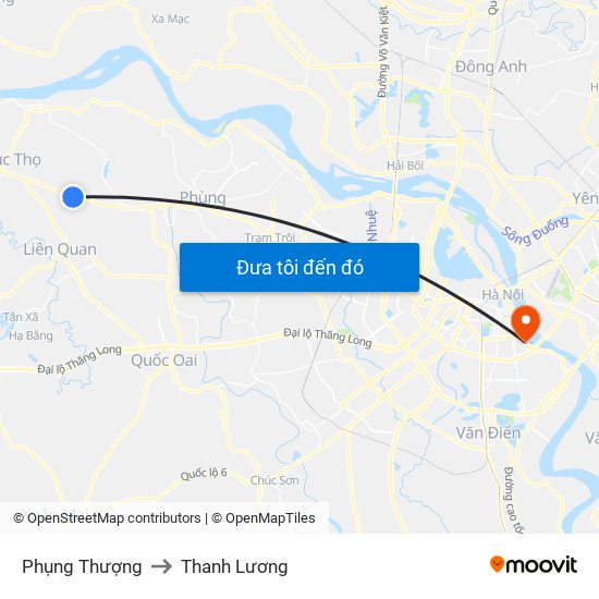 Phụng Thượng to Thanh Lương map