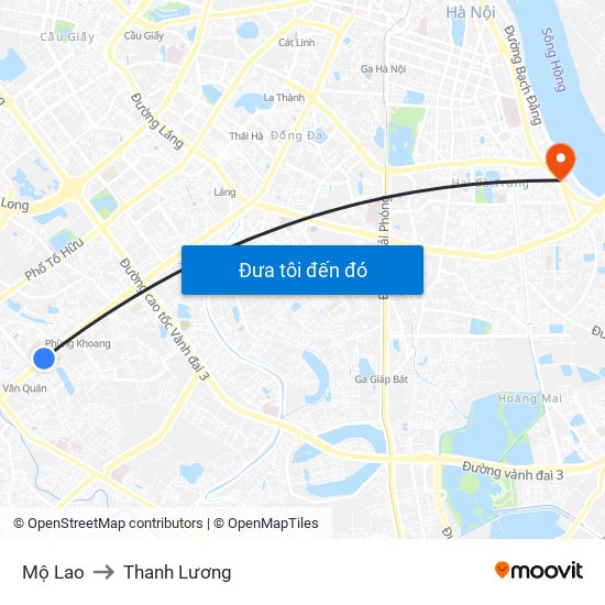 Mộ Lao to Thanh Lương map