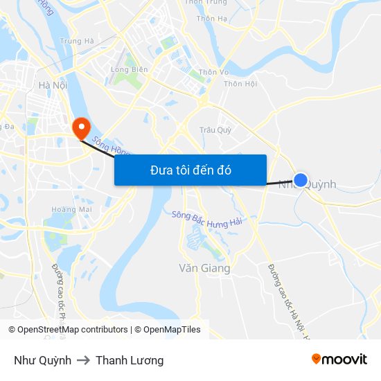 Như Quỳnh to Thanh Lương map