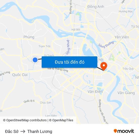 Đắc Sở to Thanh Lương map