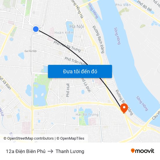 12a Điện Biên Phủ to Thanh Lương map
