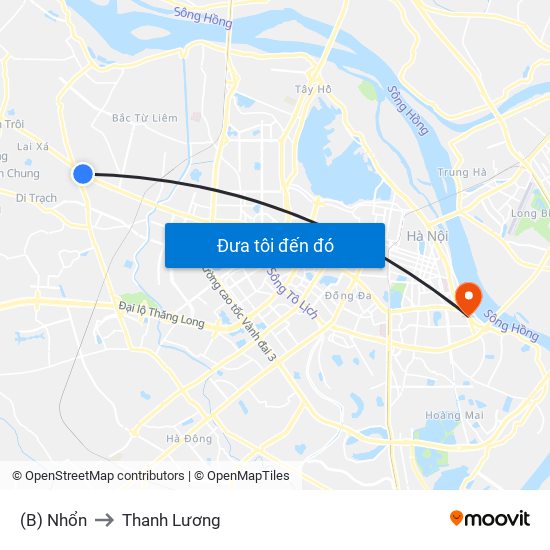 (B) Nhổn to Thanh Lương map