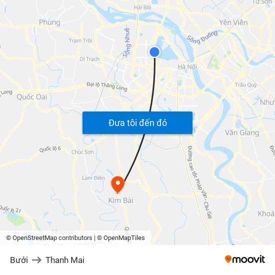 Bưởi to Thanh Mai map