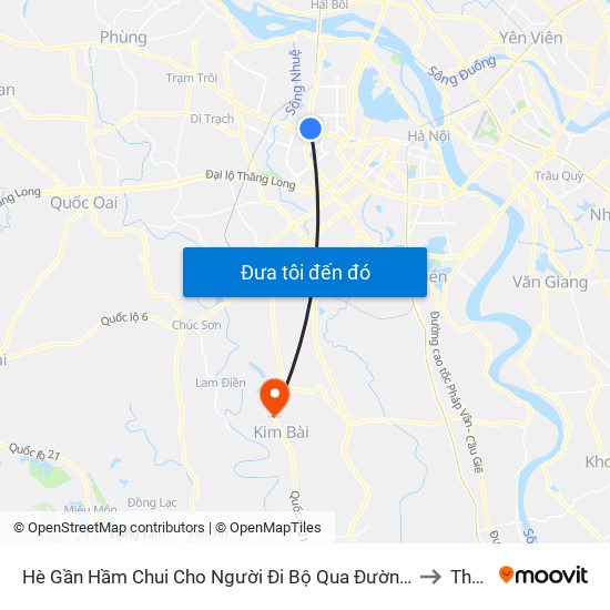 2b Phạm Văn Đồng to Thanh Mai map