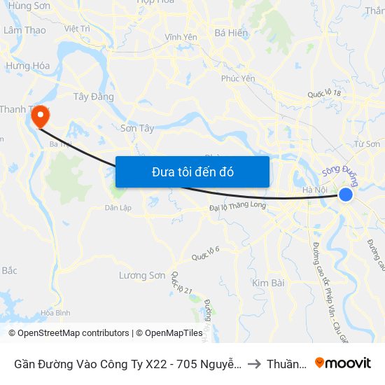 Gần Đường Vào Công Ty X22 - 705 Nguyễn Văn Linh to Thuần Mỹ map