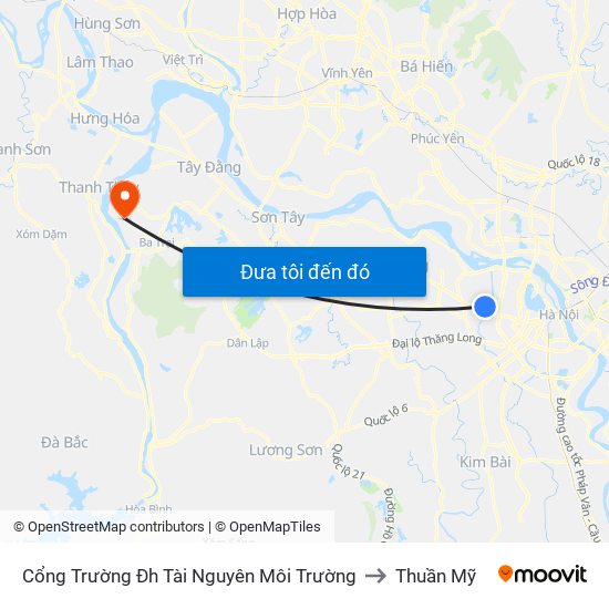 Cổng Trường Đh Tài Nguyên Môi Trường to Thuần Mỹ map