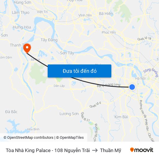 Tòa Nhà King Palace - 108 Nguyễn Trãi to Thuần Mỹ map