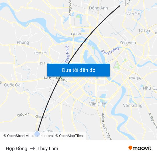 Hợp Đồng to Thuỵ Lâm map