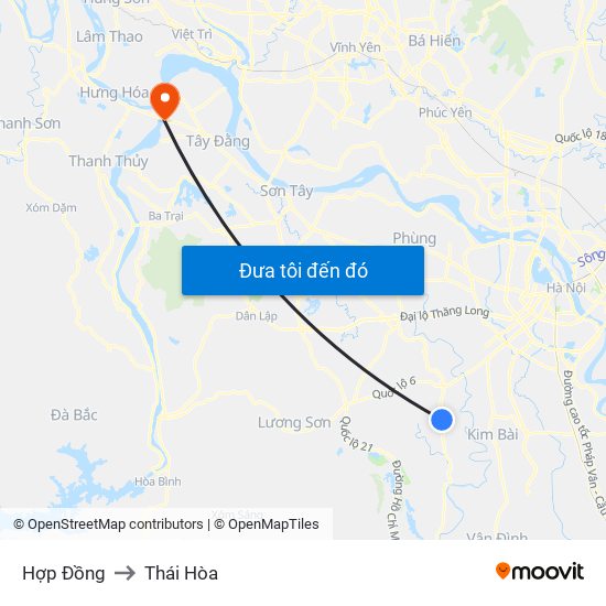 Hợp Đồng to Thái Hòa map