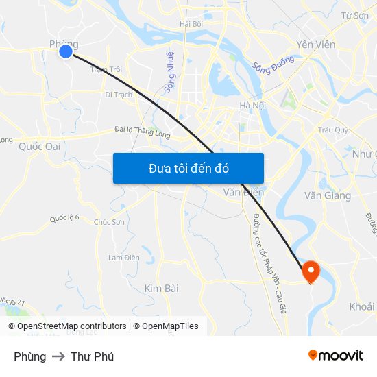 Phùng to Thư Phú map