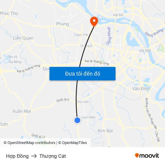 Hợp Đồng to Thượng Cát map