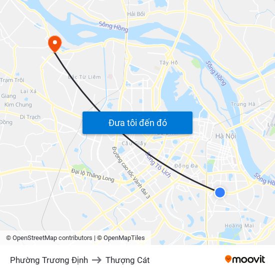 Phường Trương Định to Thượng Cát map