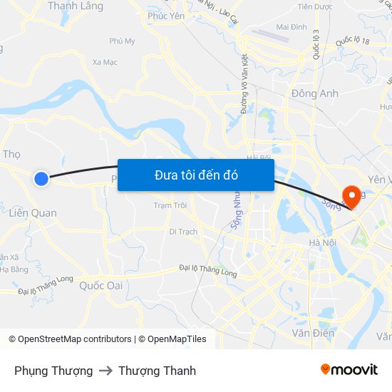 Phụng Thượng to Thượng Thanh map