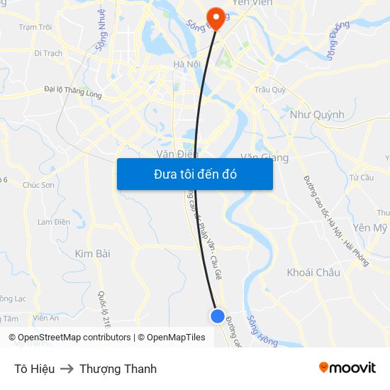 Tô Hiệu to Thượng Thanh map