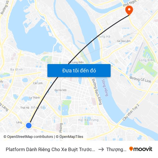 Platform Dành Riêng Cho Xe Buýt Trước Nhà 604 Trường Chinh to Thượng Thanh map