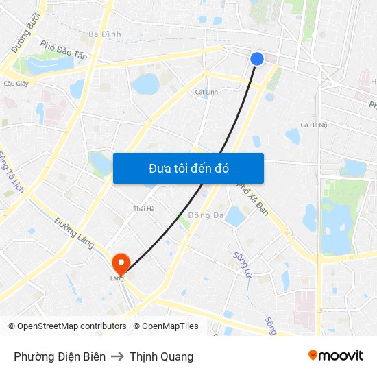 Phường Điện Biên to Thịnh Quang map