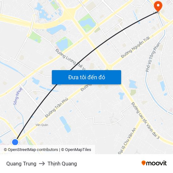 Quang Trung to Thịnh Quang map