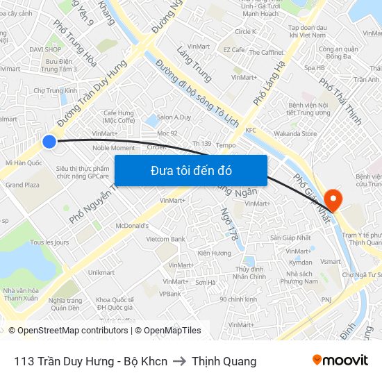 113 Trần Duy Hưng - Bộ Khcn to Thịnh Quang map