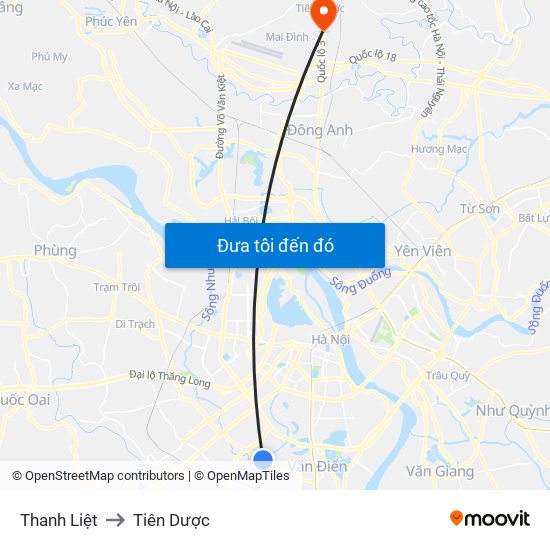 Thanh Liệt to Tiên Dược map
