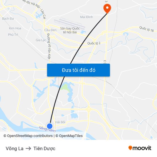 Võng La to Tiên Dược map