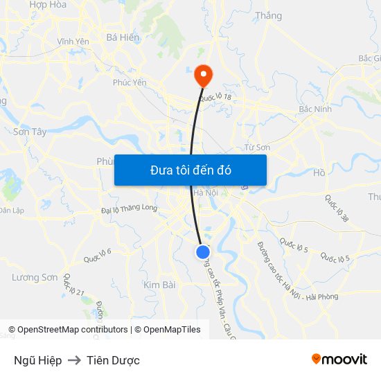 Ngũ Hiệp to Tiên Dược map