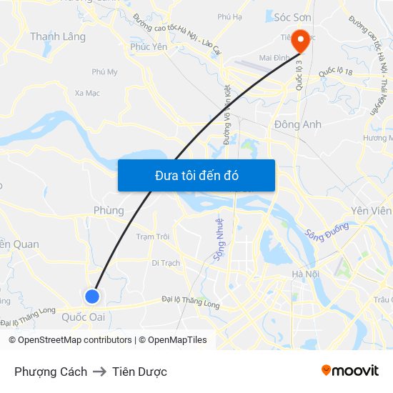 Phượng Cách to Tiên Dược map