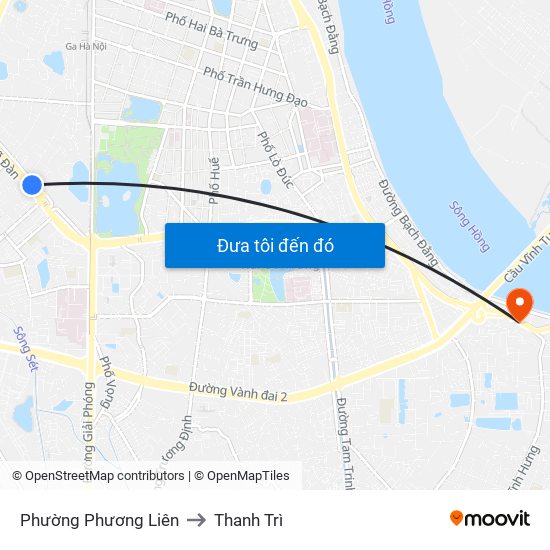 Phường Phương Liên to Thanh Trì map