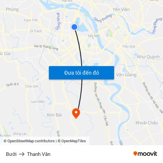 Bưởi to Thanh Văn map