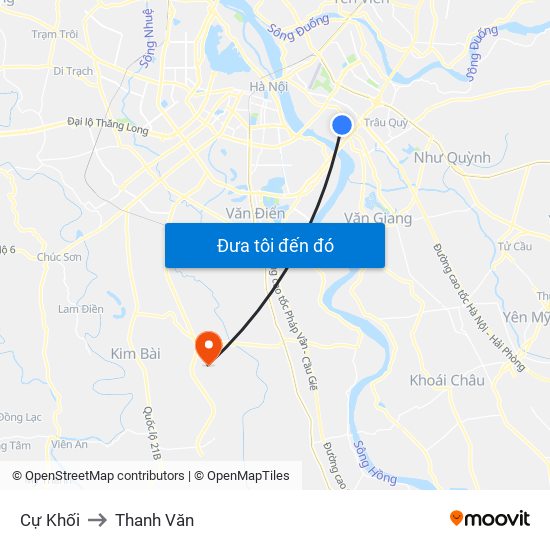 Cự Khối to Thanh Văn map