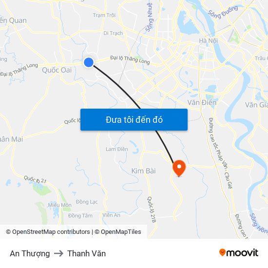 An Thượng to Thanh Văn map