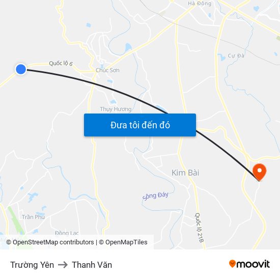 Trường Yên to Thanh Văn map