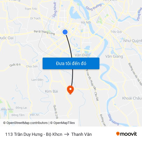 113 Trần Duy Hưng - Bộ Khcn to Thanh Văn map