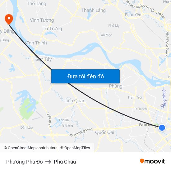 Phường Phú Đô to Phú Châu map