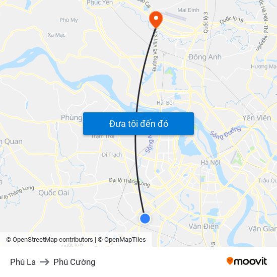 Phú La to Phú Cường map